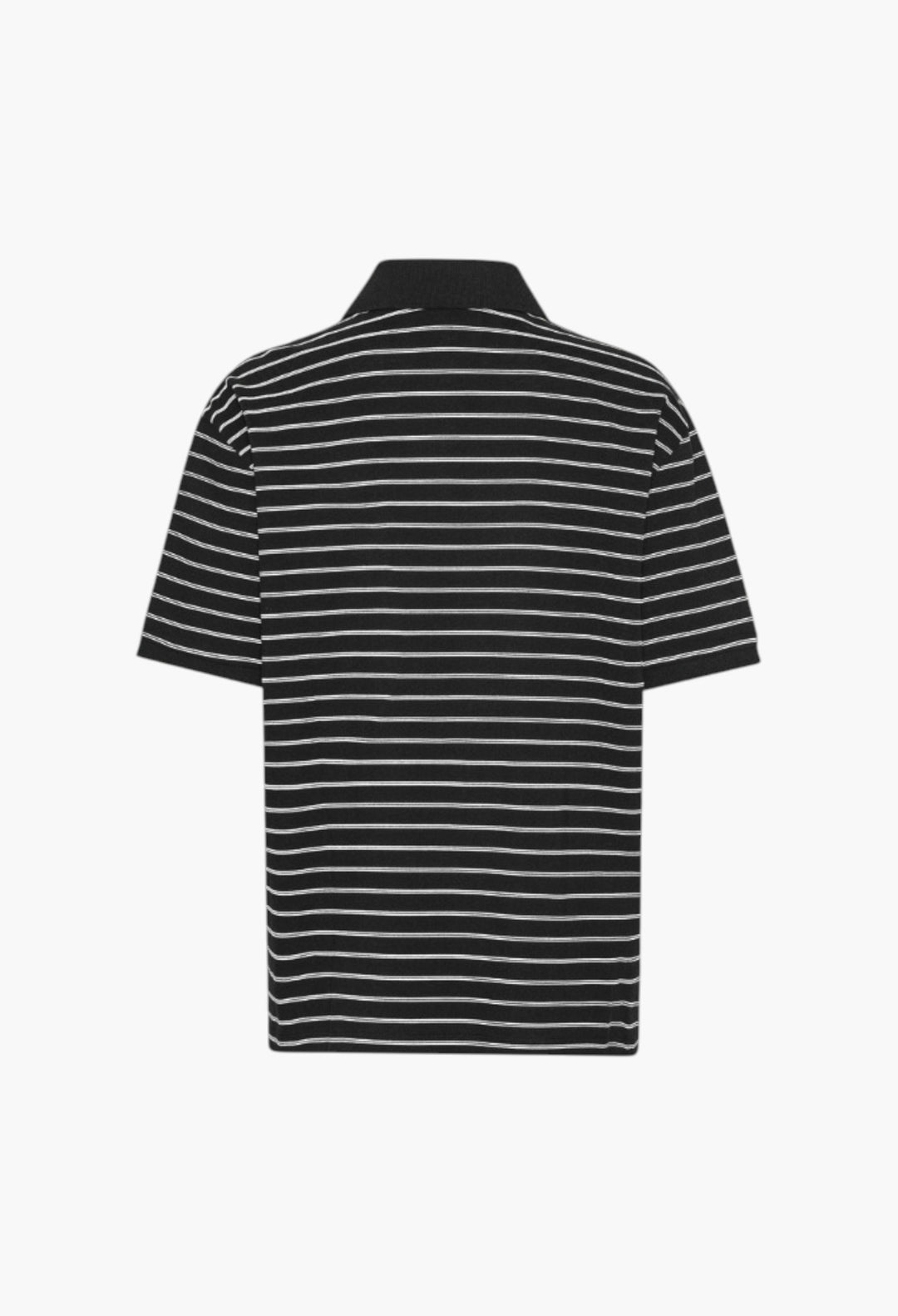 Pique Shortsleeve Polo Black - GLAM MODA