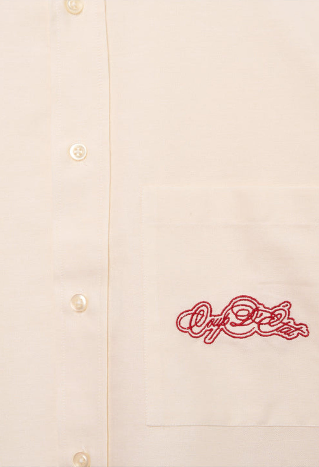 Pocket Shirt - Off White - GLAM MODA