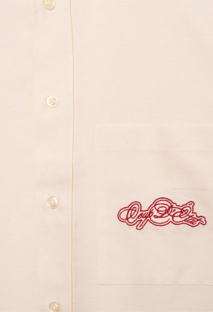 Pocket Shirt - Off White - GLAM MODA