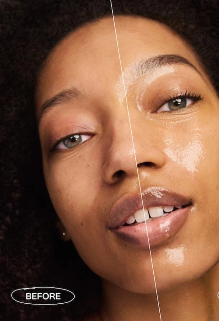 Soothing priming milk with rice water
