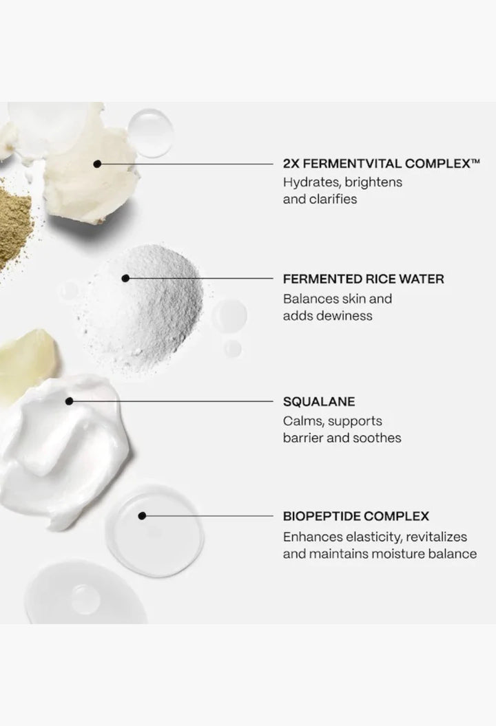 Soothing priming milk with rice water