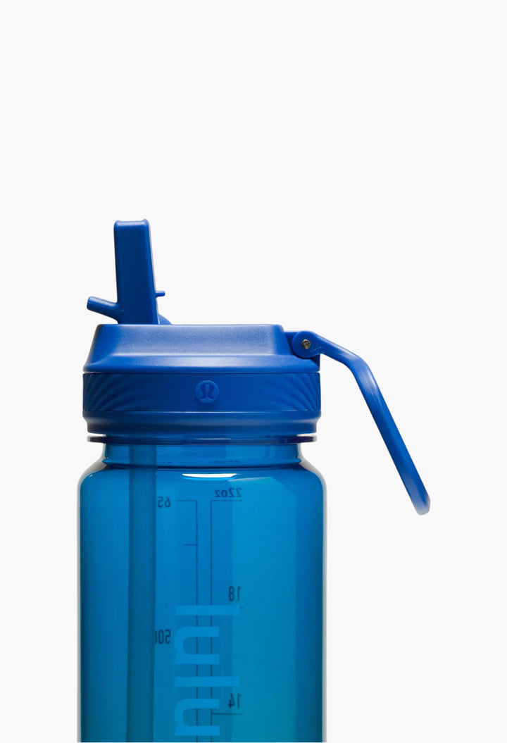 Poolside/Raceway Green - Back to Life Clear Bottle 24oz Straw Lid - GLAM MODA