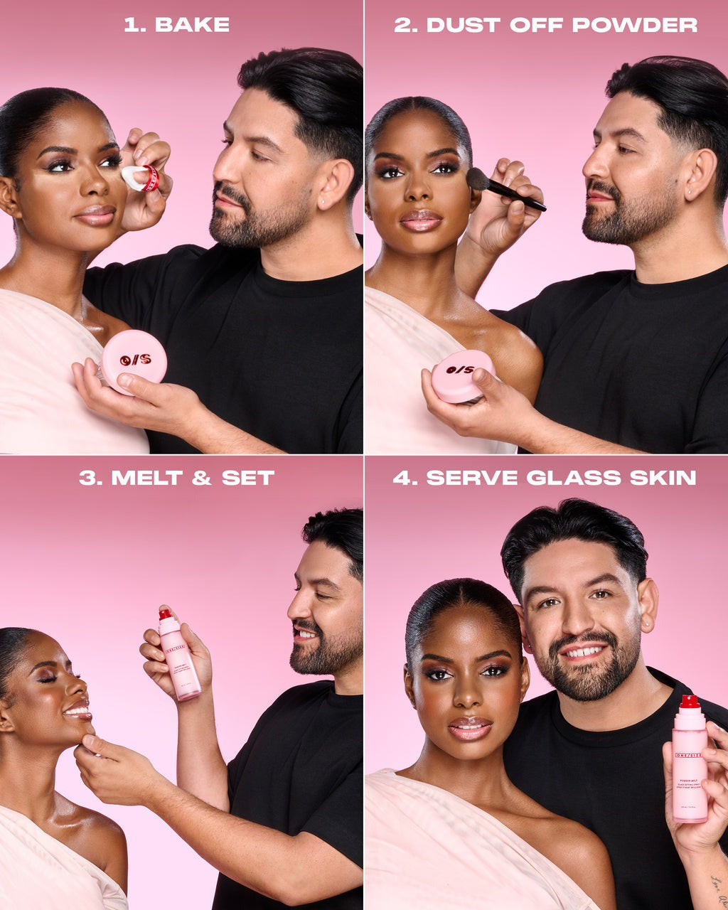 Powder Melt Glass Setting Spray - GLAM MODA