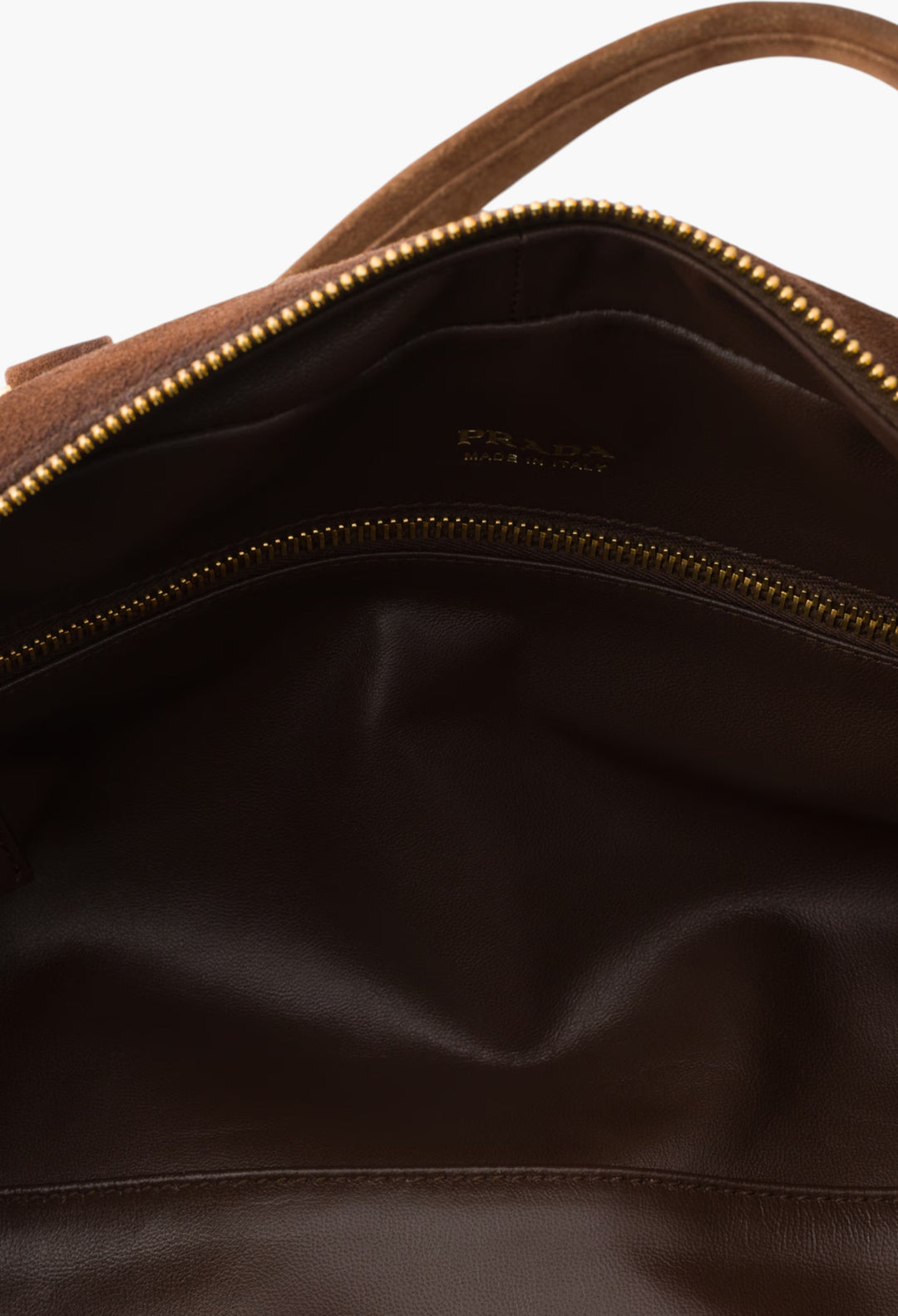 Prada Bowling Medium Suede Bag - GLAM MODA