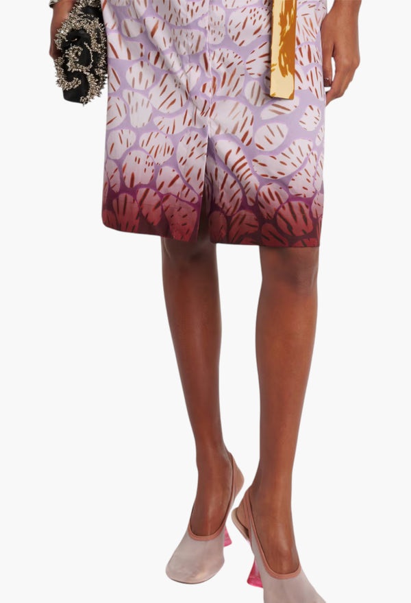 Printed Cotton Poplin Shirt Dress
