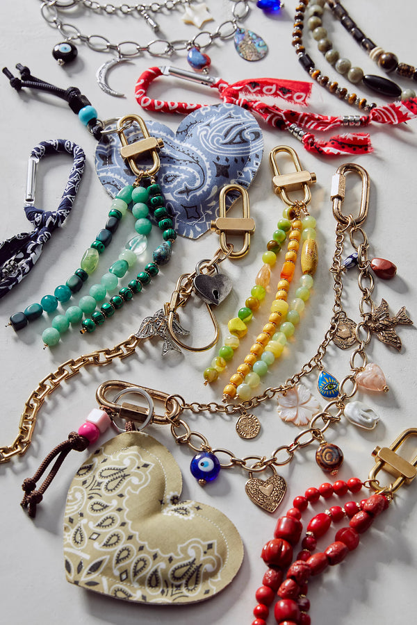 Prismatic Beaded Bag Charm