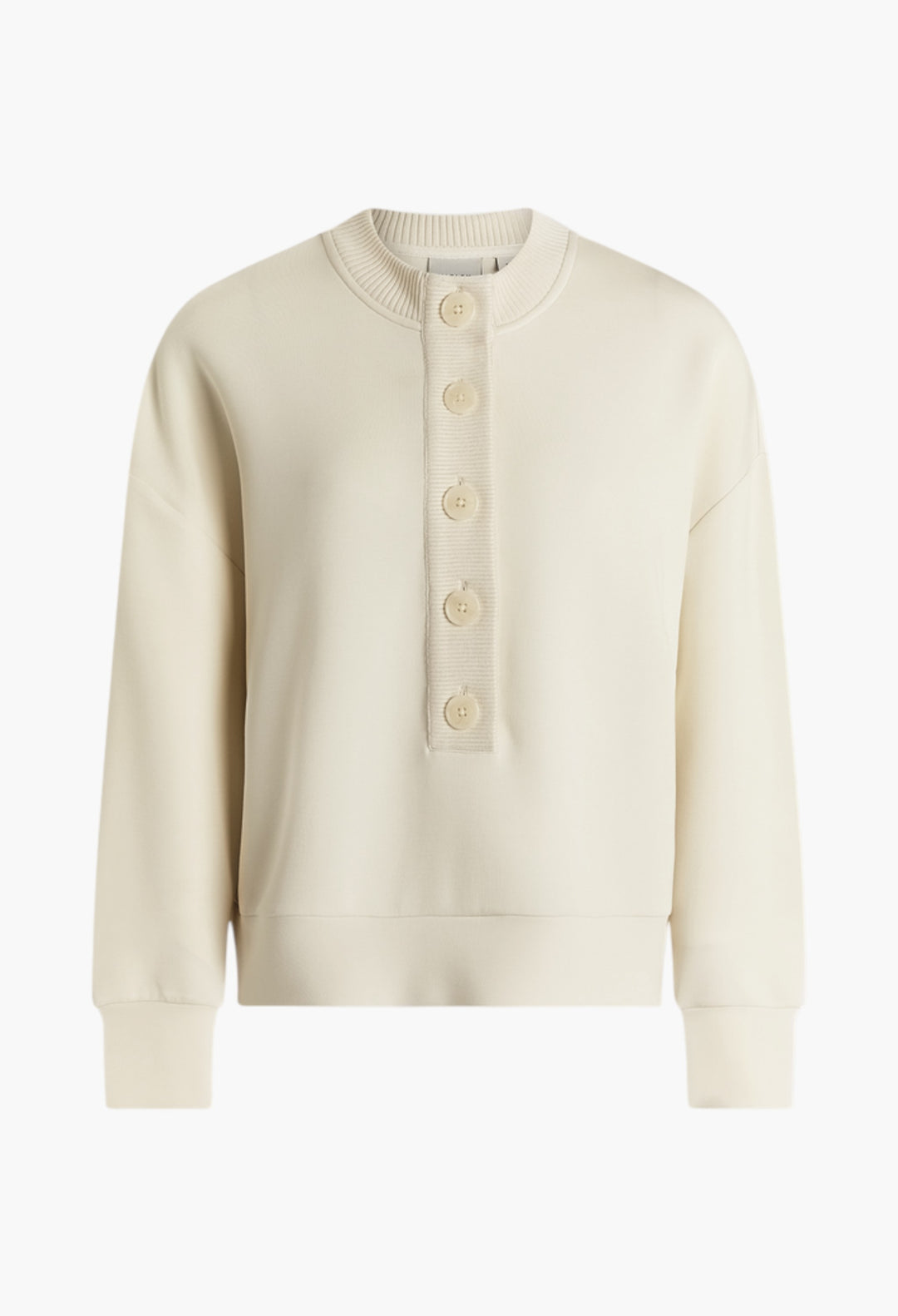 Reena Button Front Sweat - GLAM MODA
