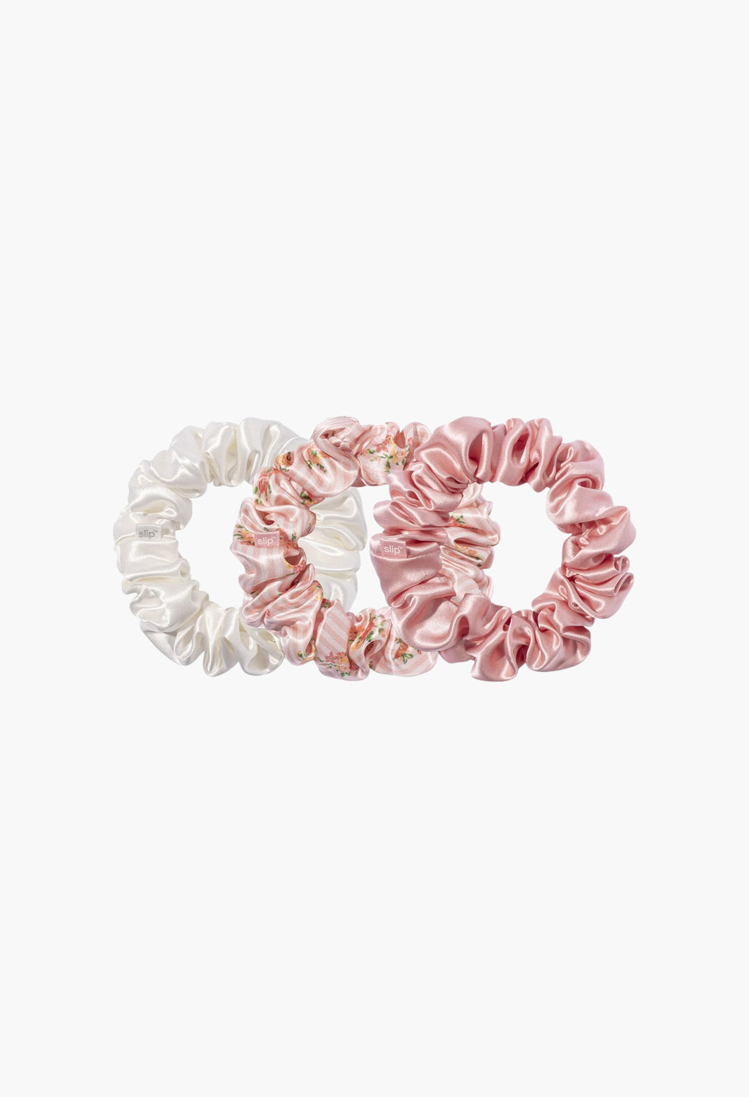 Pure Silk Large Scrunchies - Petal - GLAM MODA