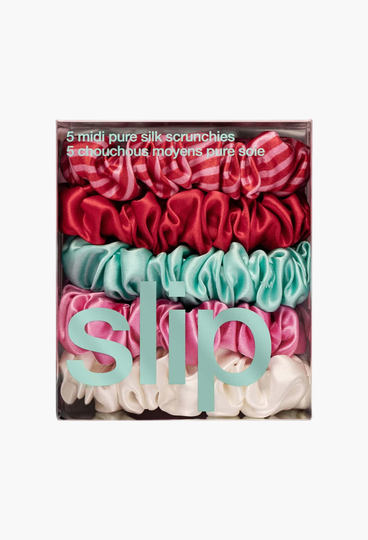 Pure Silk Midi Scrunchies - Gelati - GLAM MODA