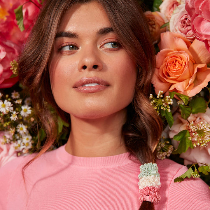 Pure Silk Skinny Scrunchies - Bellerose - GLAM MODA