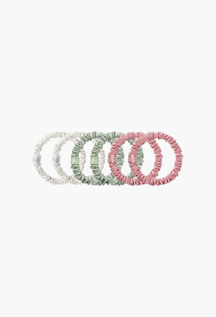 Pure Silk Skinny Scrunchies - Bellerose - GLAM MODA