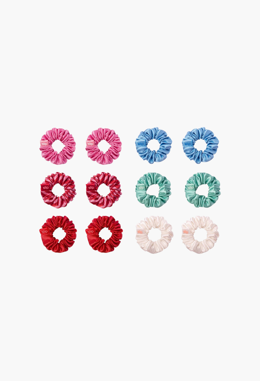 Pure Silk minnie scrunchies - sundown - GLAM MODA