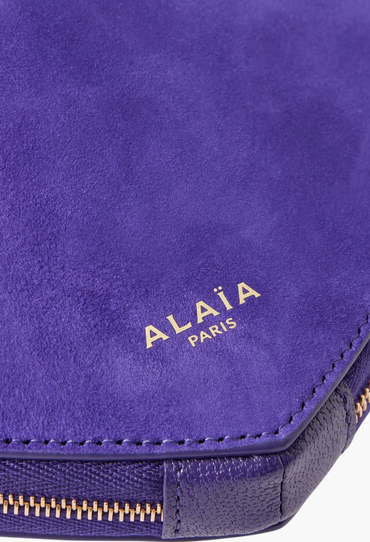 Le Coeur suede and leather shoulder bag
