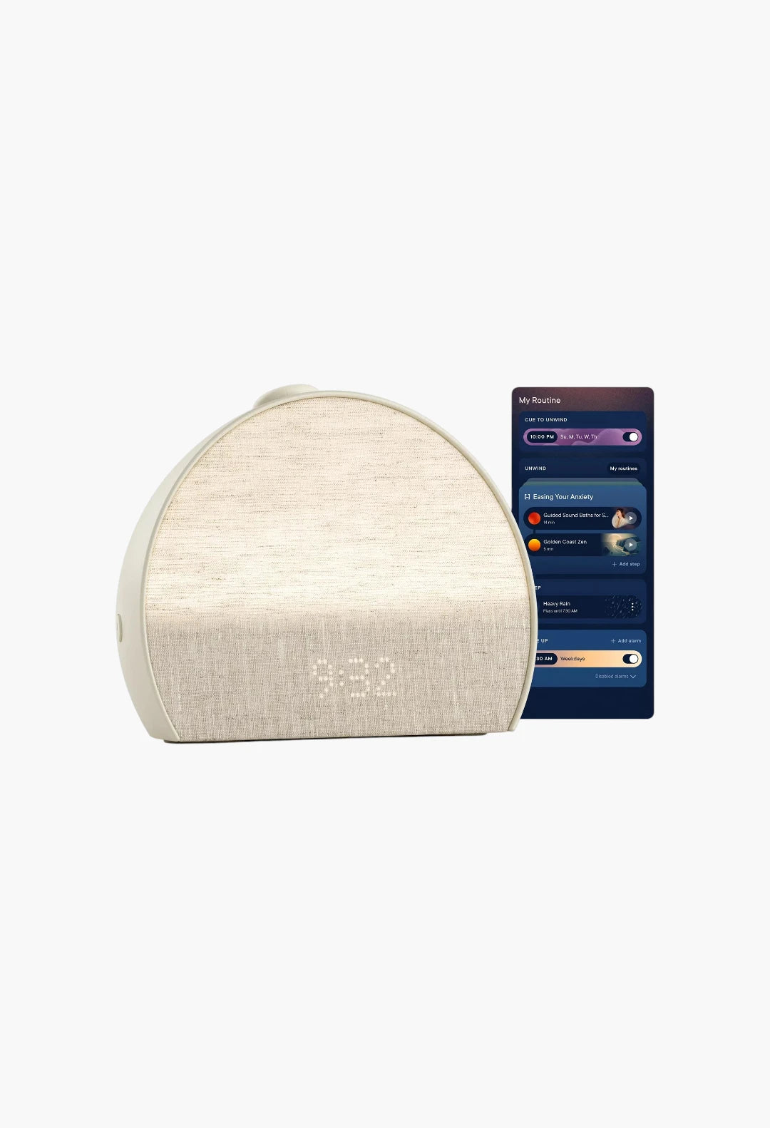Restore 3 Smart Sunrise Alarm Clock Sound Machine Screen-Free Bedroom Sleep Guide