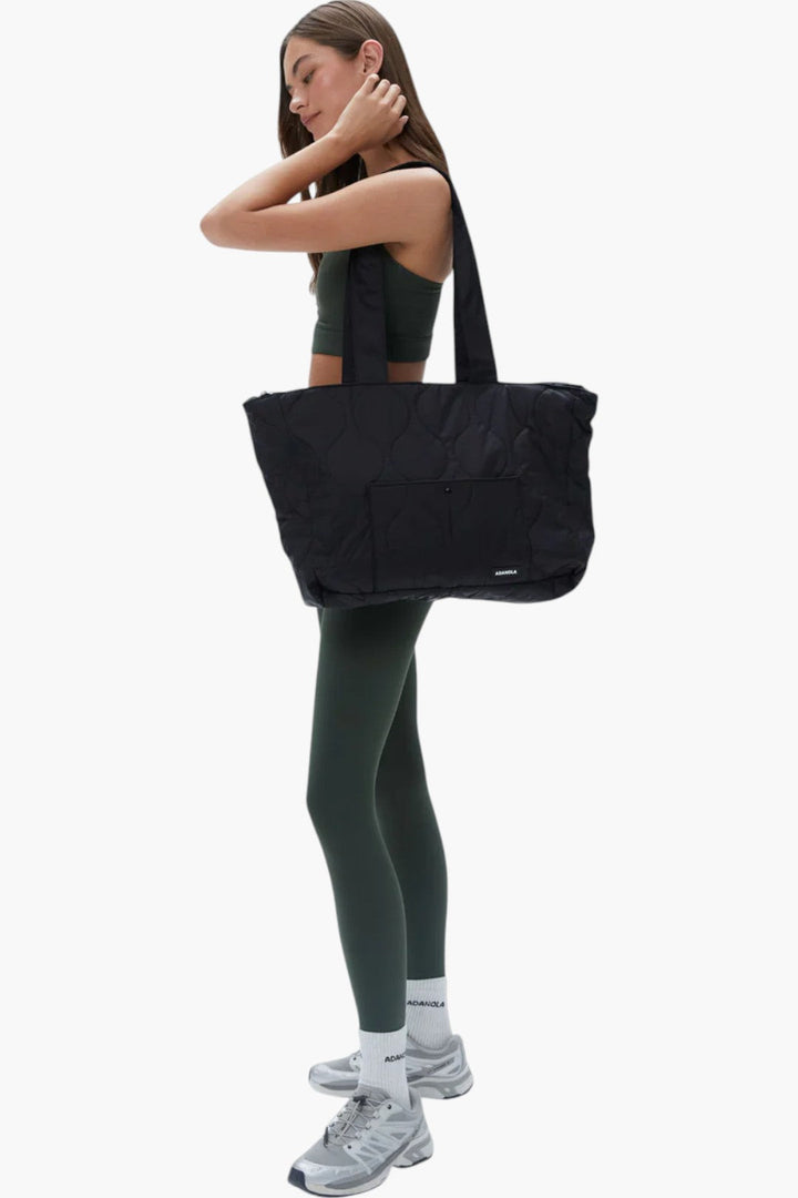 Quilted Nylon Tote Bag - Core - GLAM MODA