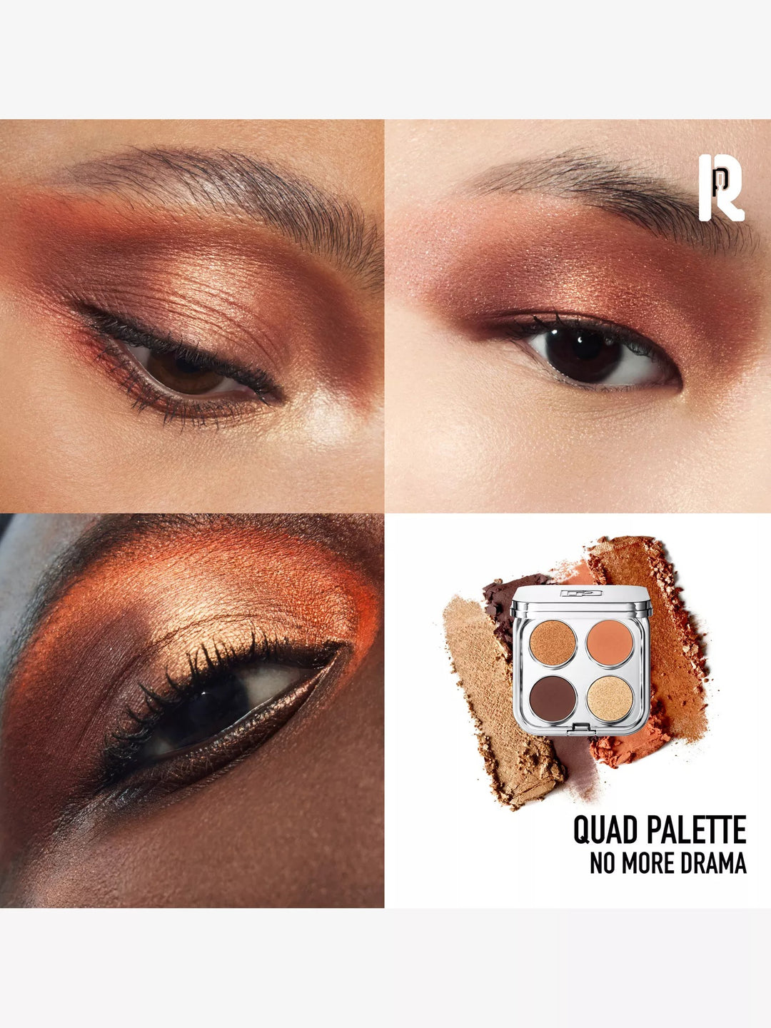 Multi-Finish Eyeshadow Palette Quad 2.3g - GLAM MODA