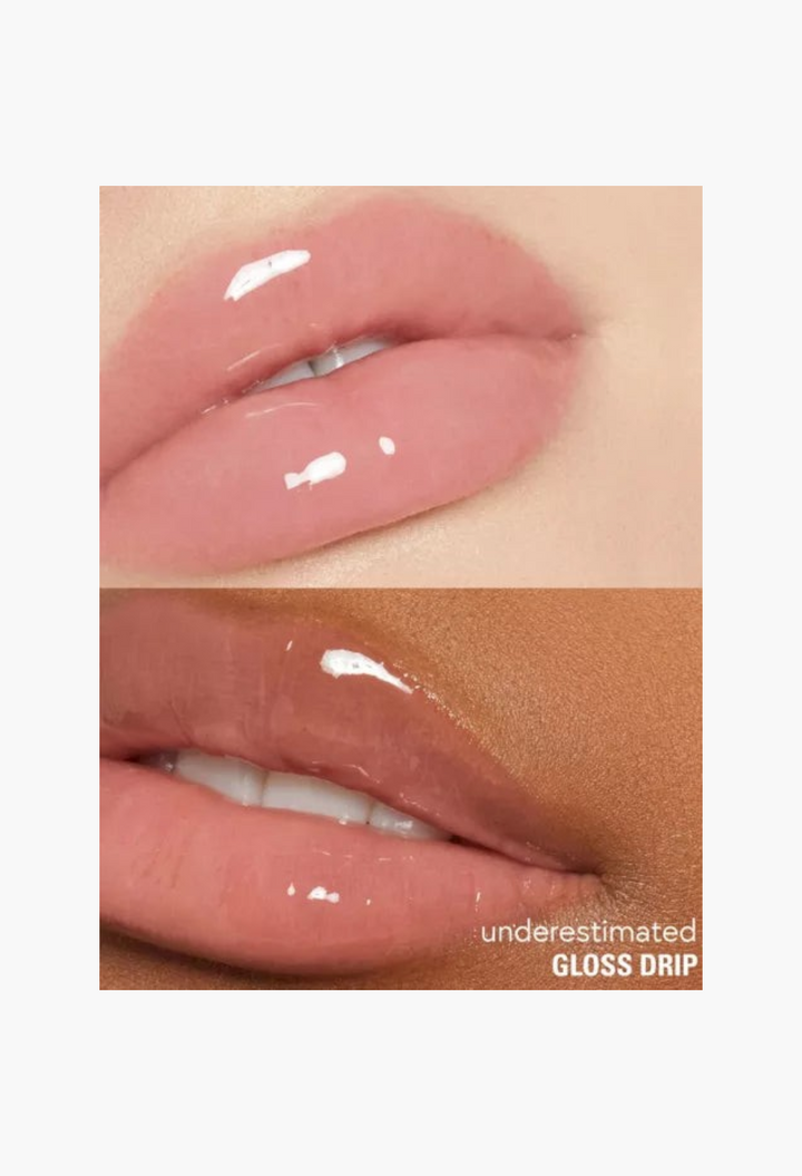 GLAM MODA Kylie by Kylie Jenner Gloss Drip lipgloss providing a high-shine, juicy finish on lips.