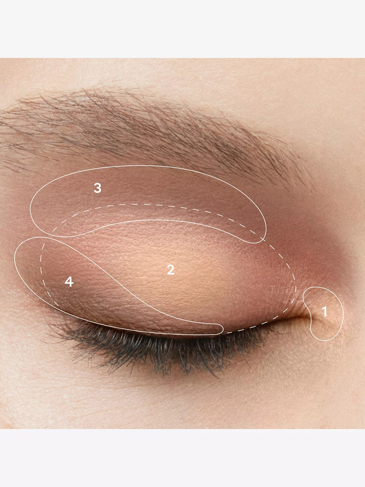Eye Quad Eyeshadow Palette 4.7g - GLAM MODA