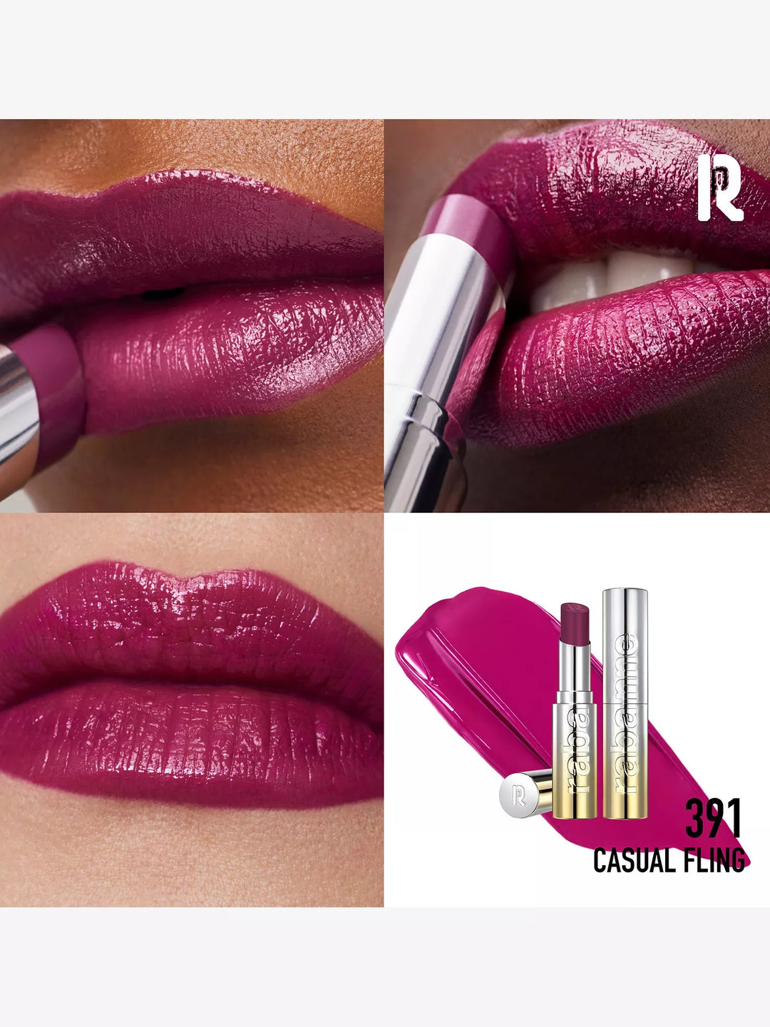 Dramalips Glassy Highly Pigmented Lipstick 3.4g