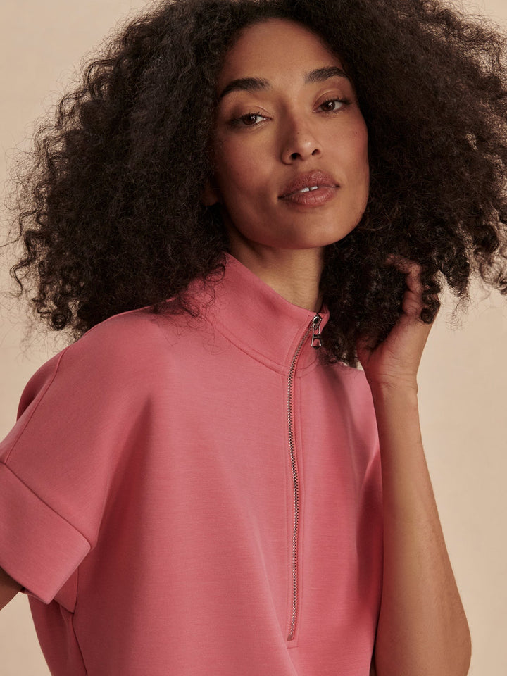 Rapture Rose - Ritchie Short Sleeve Sweat - GLAM MODA