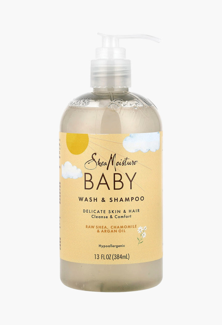 Baby Wash & Shampoo, Raw Shea, Chamomile & Argan Oil