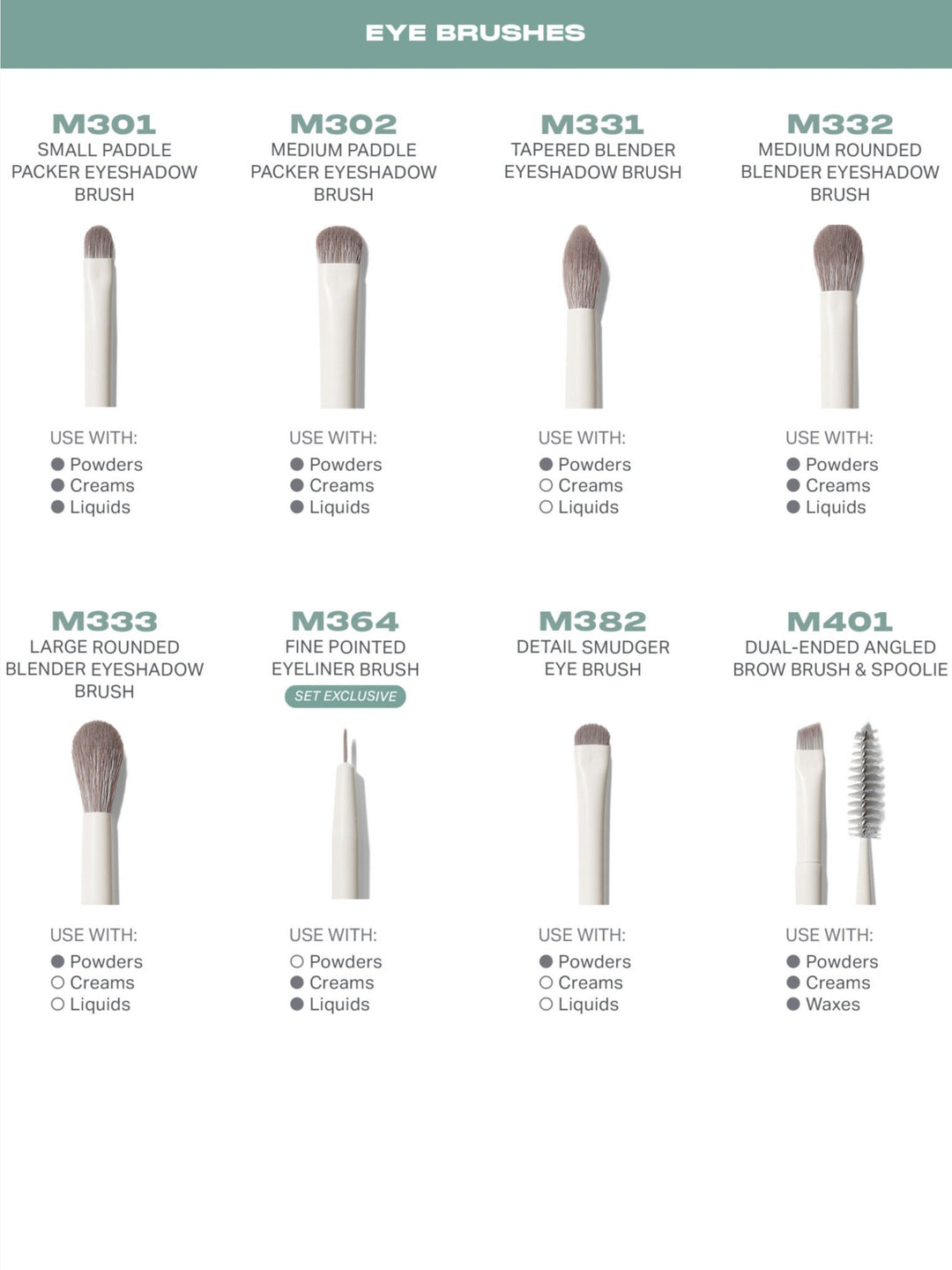 Ready Set Pro 16-Piece Face & Eye Brush Set - GLAM MODA