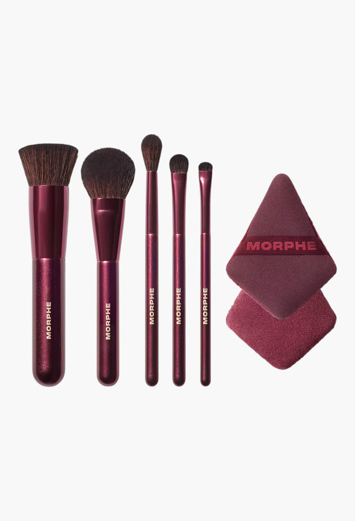 Rebellious 6-Piece Travel Brush & Tool Set - GLAM MODA