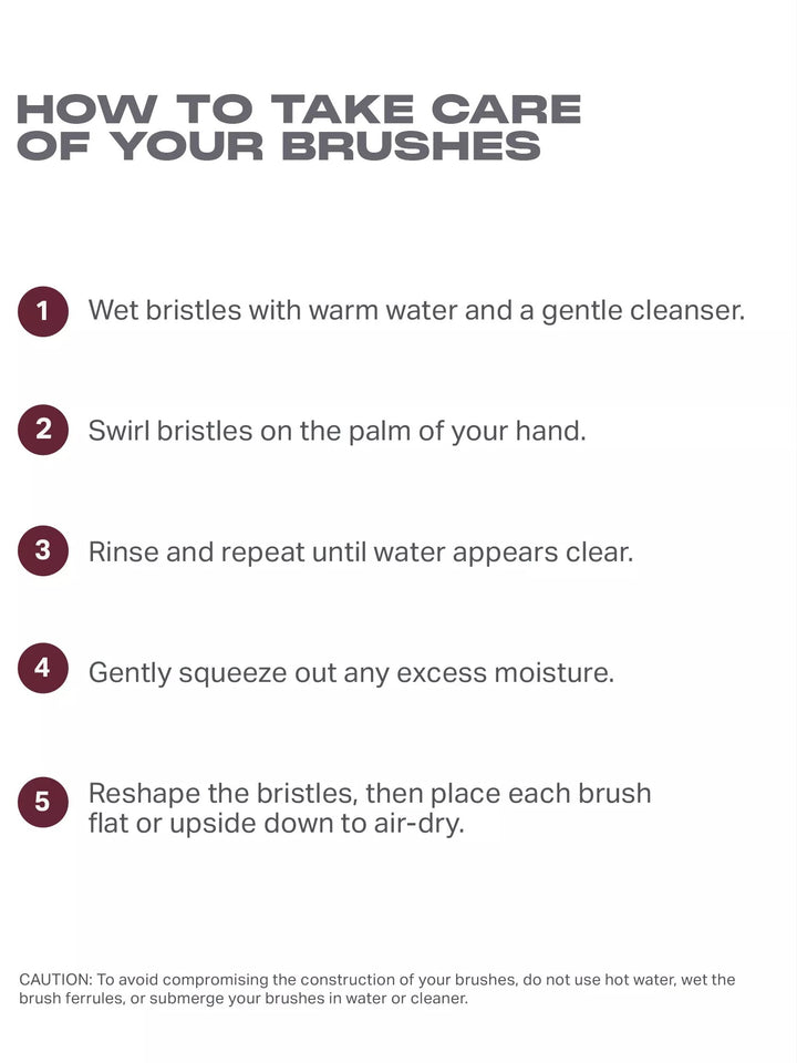 Rebellious 6-Piece Travel Brush & Tool Set - GLAM MODA