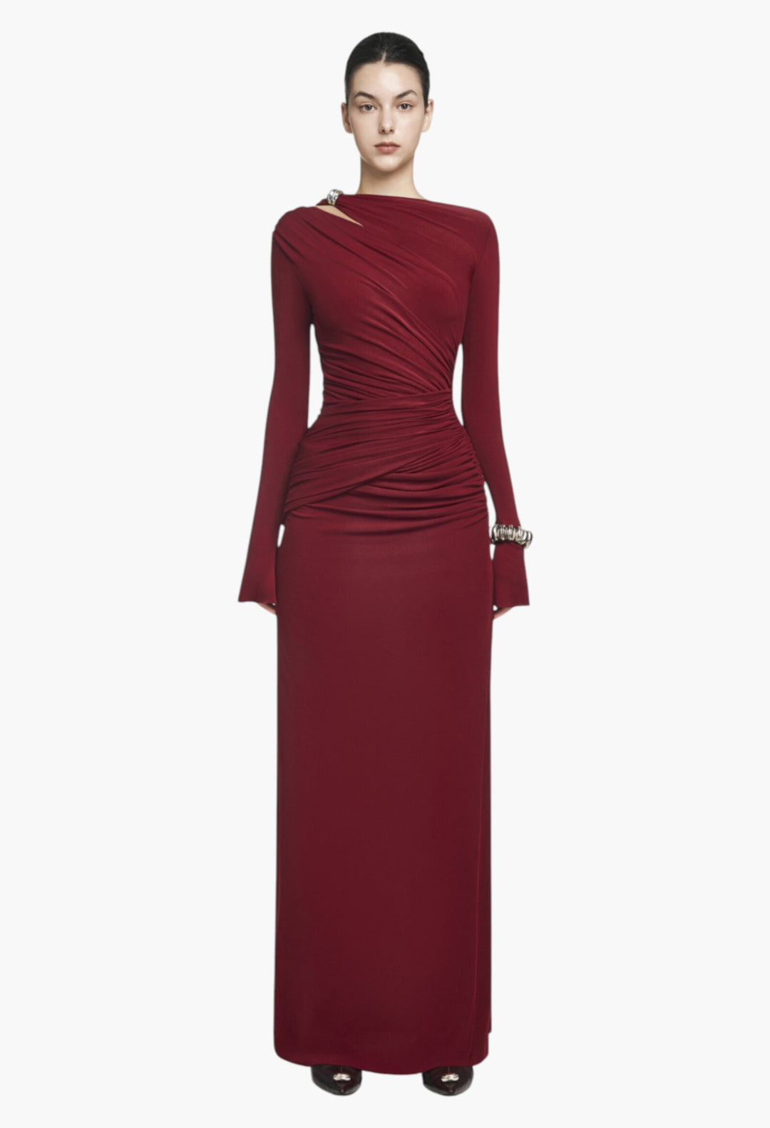 Red - Amara Dress - GLAM MODA