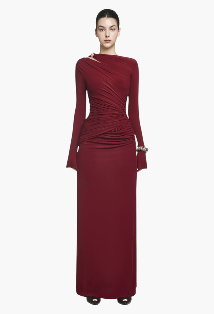 Red - Amara Dress - GLAM MODA