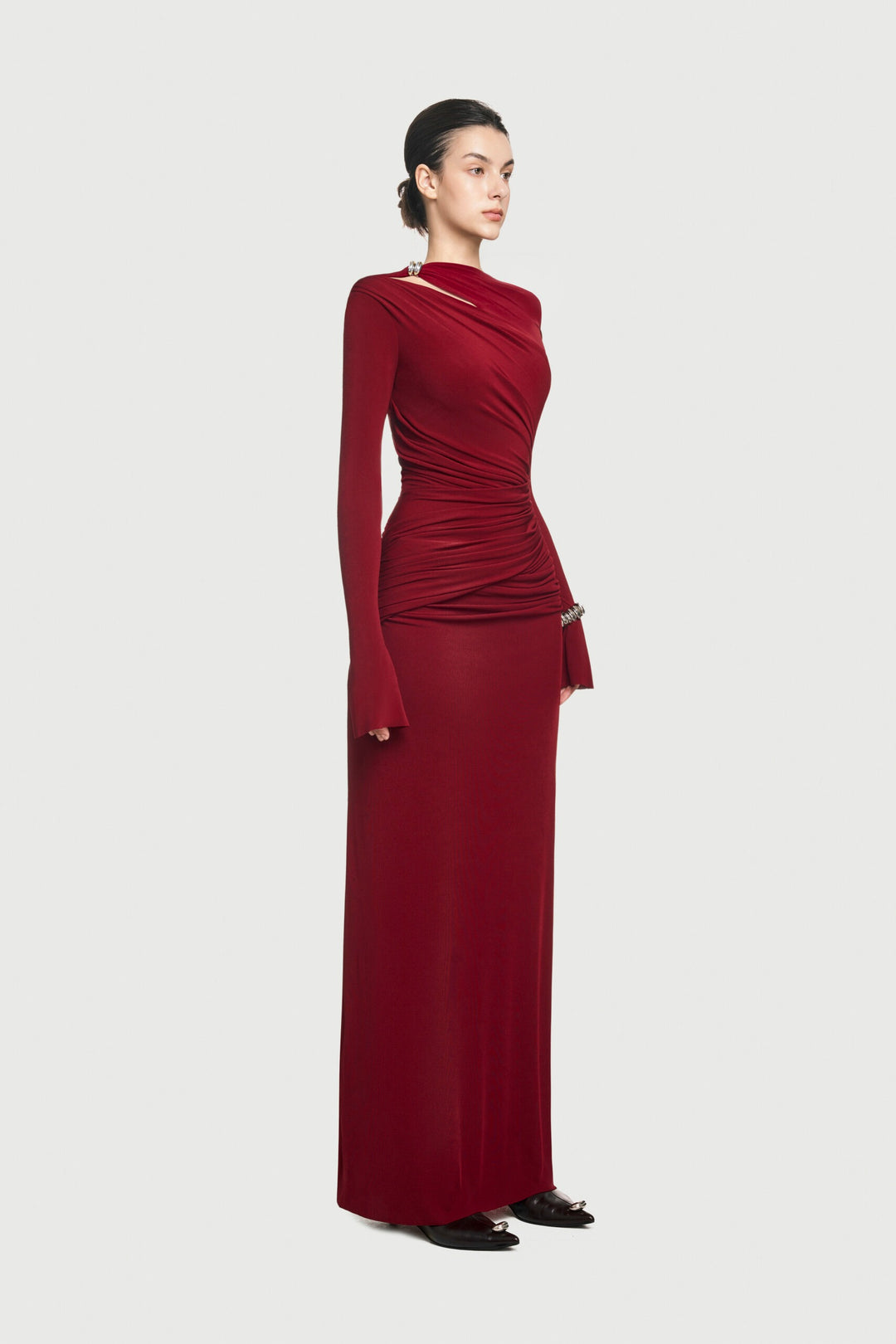 Red - Amara Dress - GLAM MODA