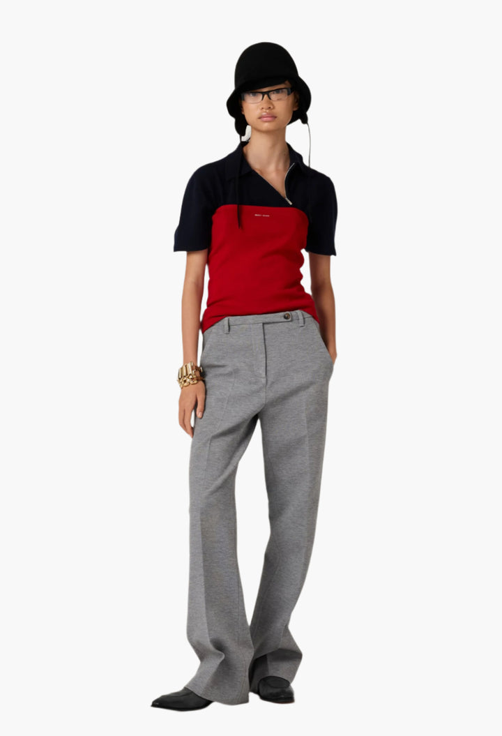 Red - Cotton Knit Tube Top - GLAM MODA