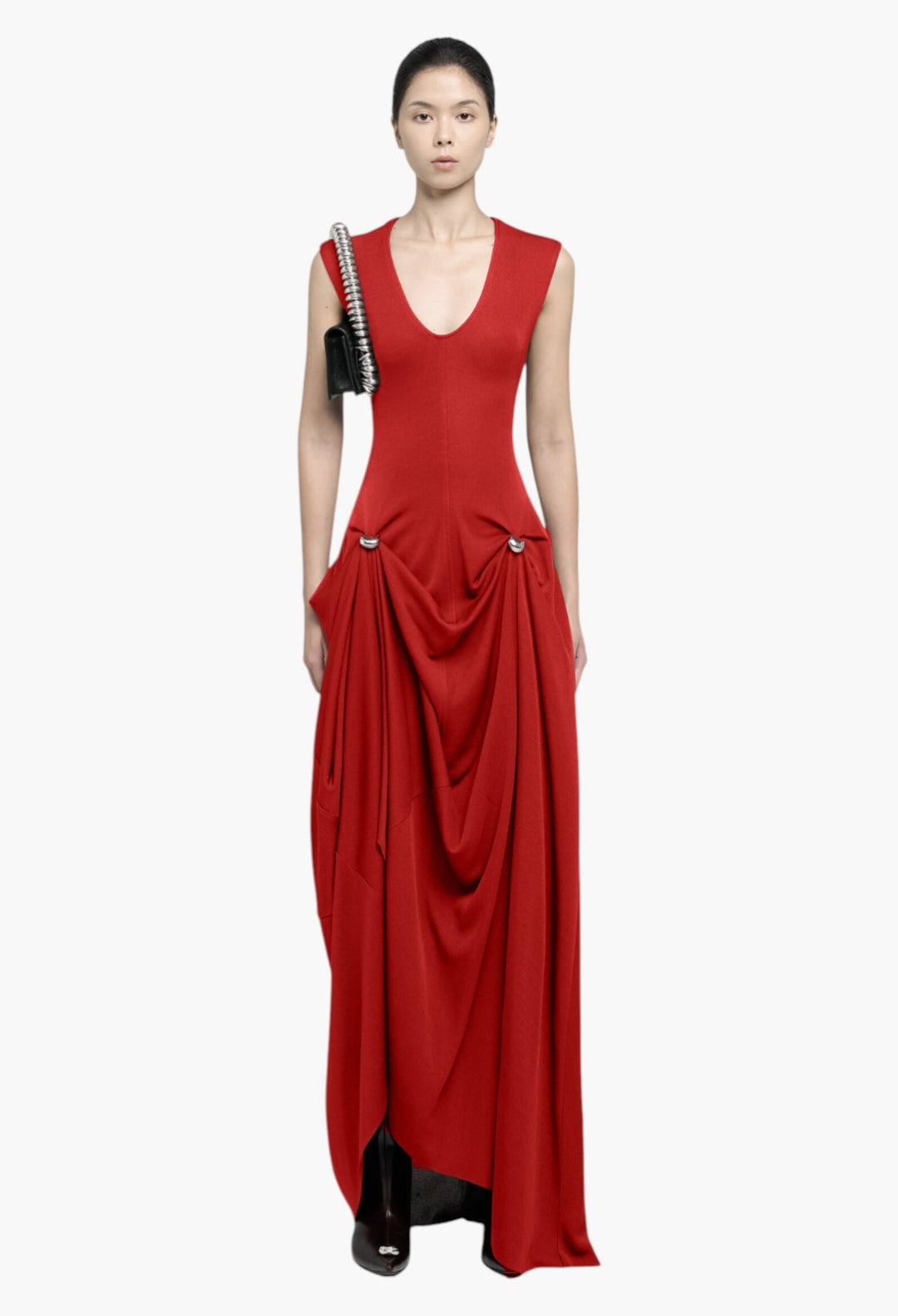 Red - Ochna Dress - GLAM MODA