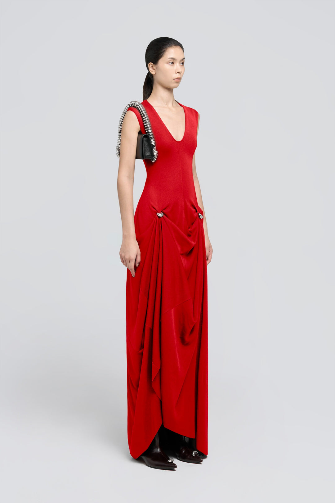 Red - Ochna Dress - GLAM MODA