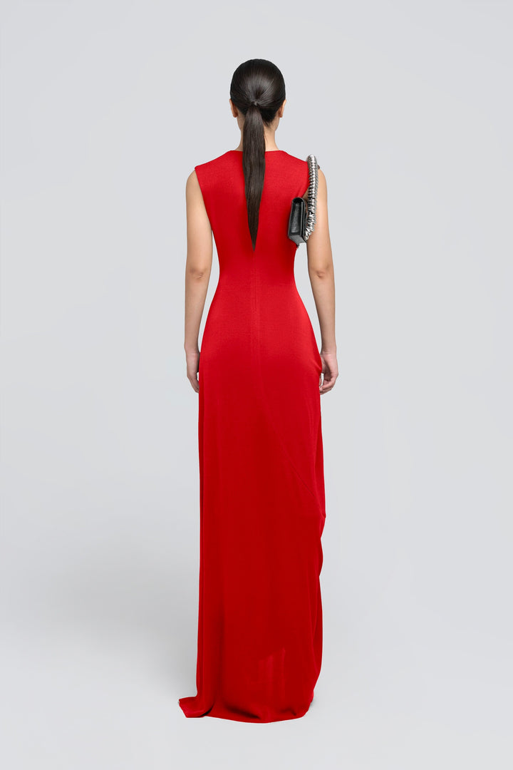 Red - Ochna Dress - GLAM MODA