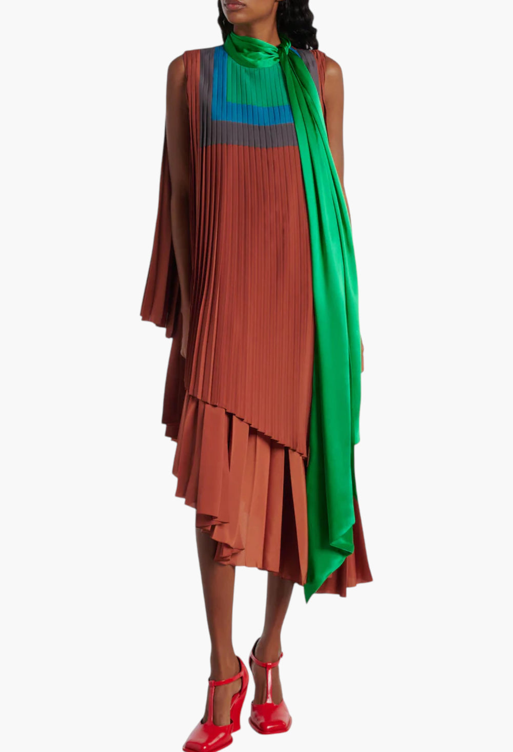 Red - Onda 90 Leather Pumps - GLAM MODA