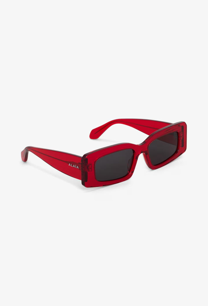 Red - Rectangular Sunglasses - GLAM MODA