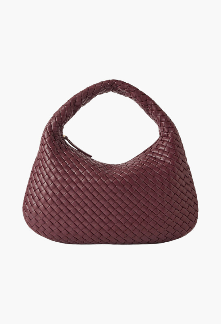Veneta Medium Intrecciato Leather Shoulder Bag
