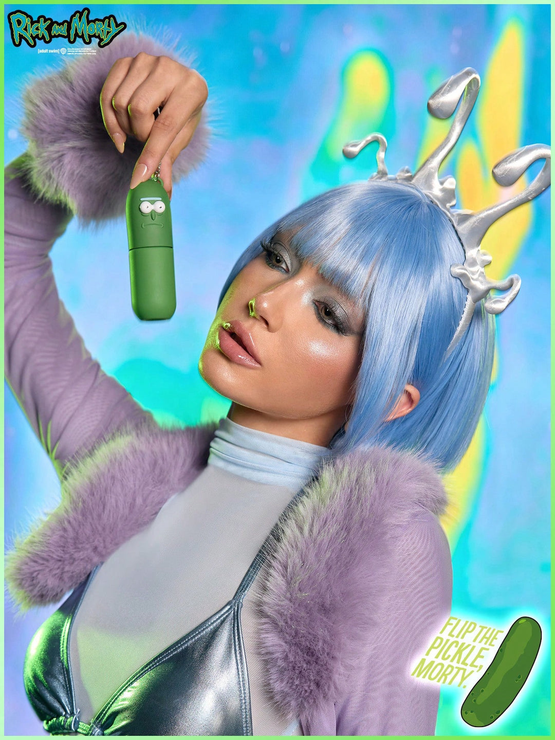 Rick and Morty X Sheglam Pickle Rick No-Rinse Hand Cleanser Spray