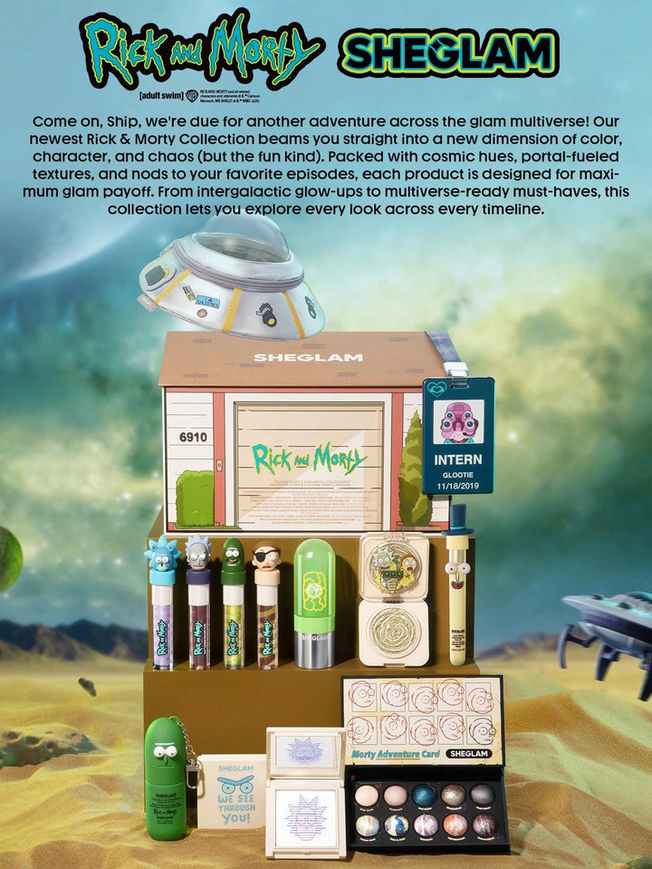 Rick and Morty X Sheglam Pickle Rick No-Rinse Hand Cleanser Spray