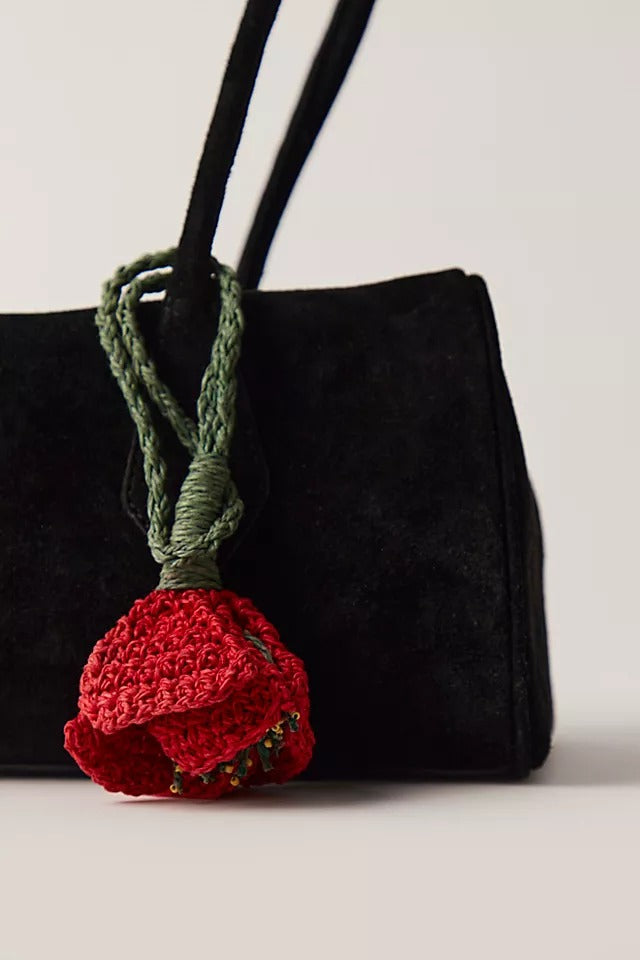 Rose - Hibiscus Flower Bag Charm - GLAM MODA