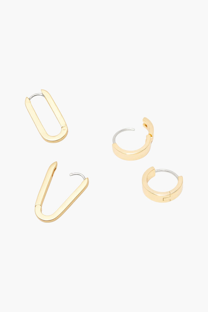 Rose Huggie Set - GLAM MODA