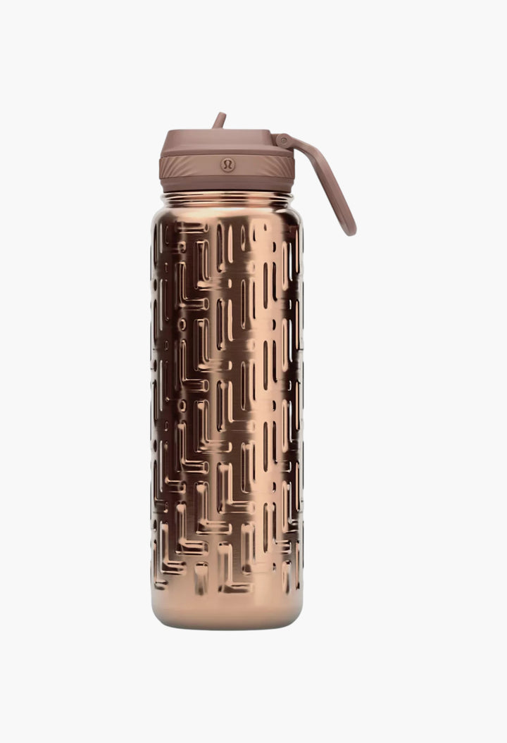 Back to Life Sport Bottle 24oz Straw Lid Monogram Shadow - GLAM MODA