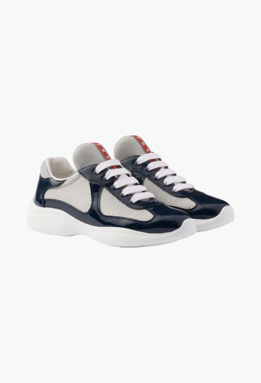 Royal Blue - Prada America's Cup Biker Fabric Sneakers - GLAM MODA