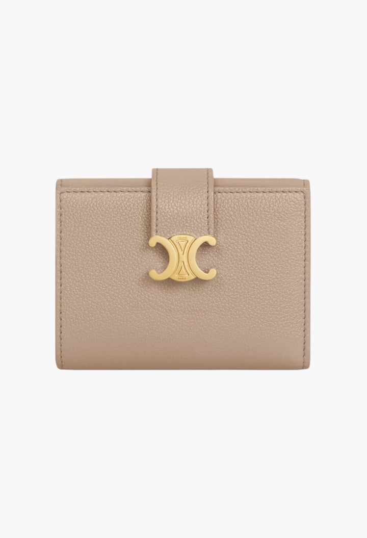 Fine Strap Wallet Nino In Supple Grained Calfskin - GLAM MODA