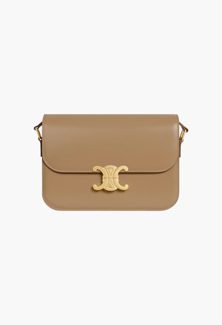 Classique Triomphe Bag In Shiny Calfskin - GLAM MODA