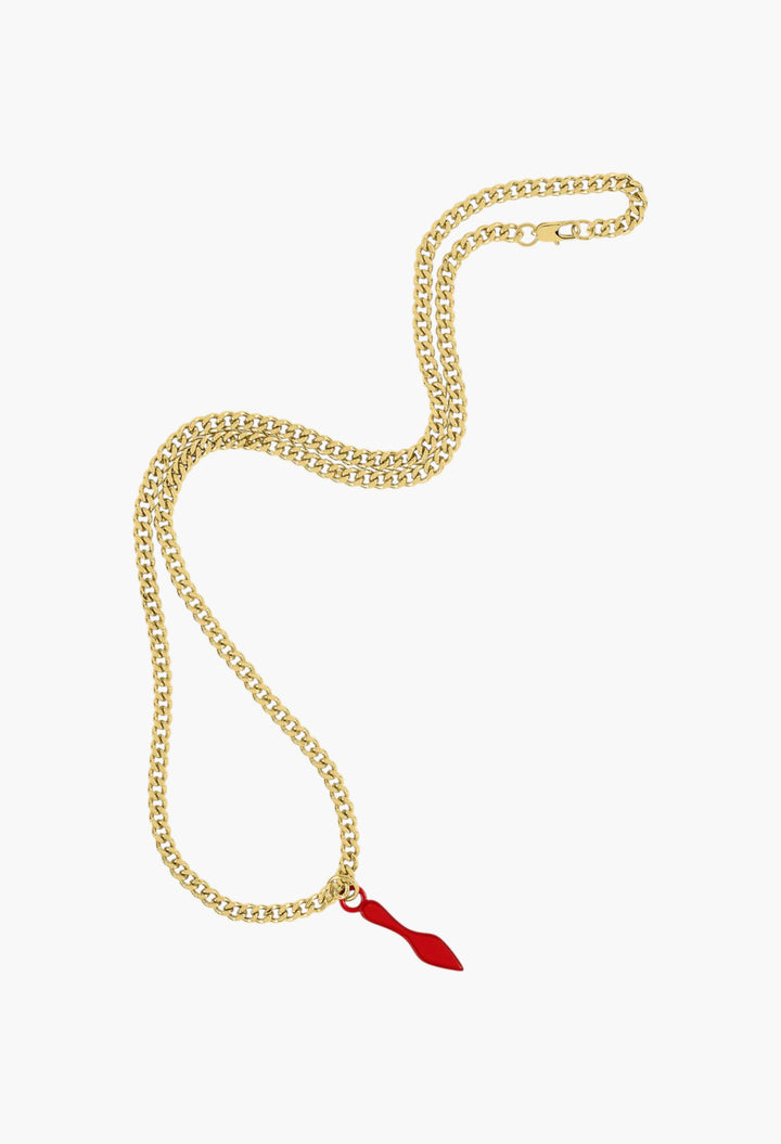 SOOOOO Glow Gold-Tone Chain And Charm - GLAM MODA