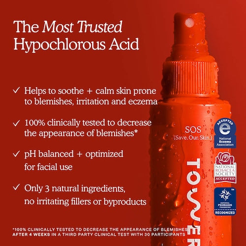 SOS Daily Hypochlorous Acid Spray for Breakouts & Redness - GLAM MODA