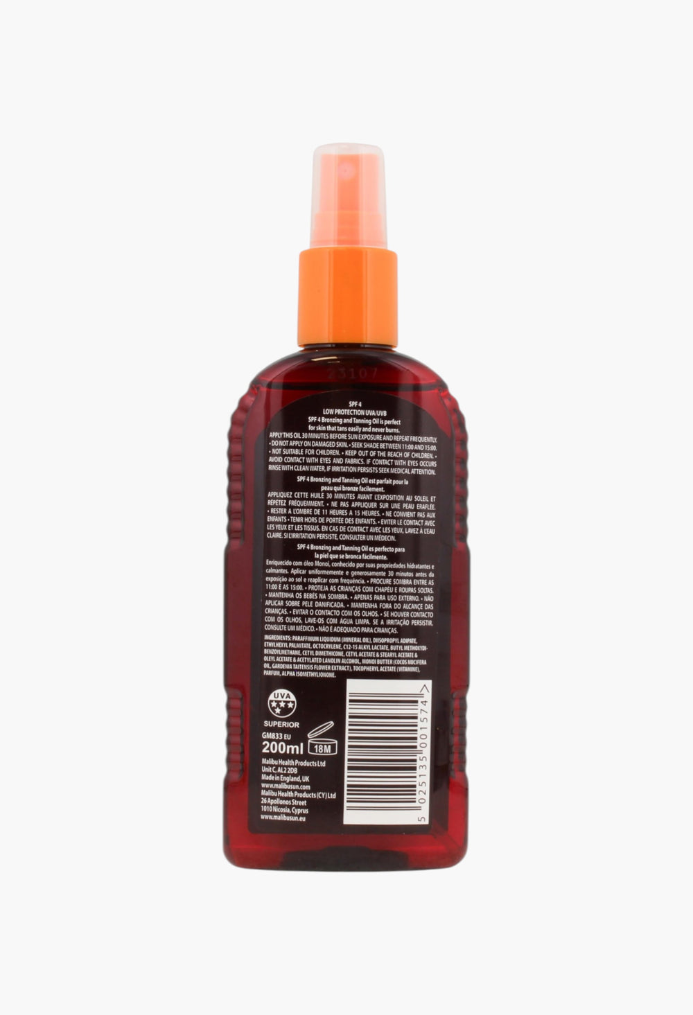 SPF4 Bronzing Oil with Monoi - GLAM MODA