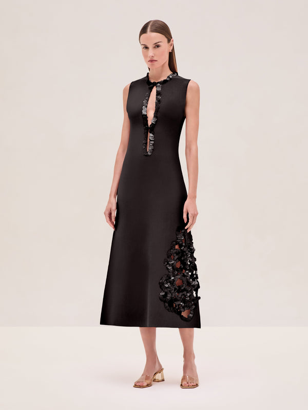 Black Sequin - Obarra Dress